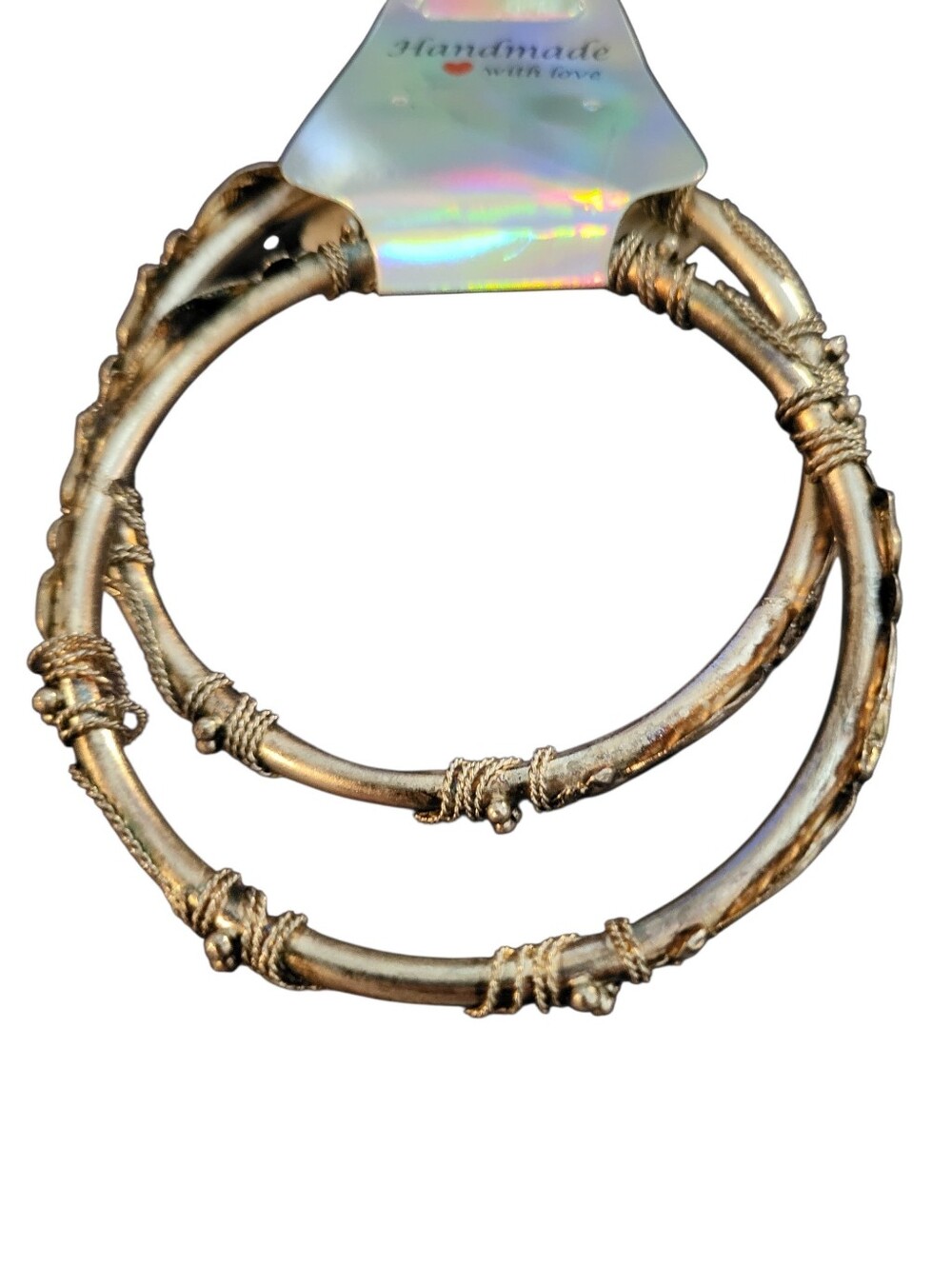 Silver Tone Bangle Set